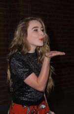 SABRINA CARPENTER at at A Time for Heroes Celebration in Culver City