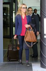 SARA COX Leaves BBC Breakfast Studio in Salford