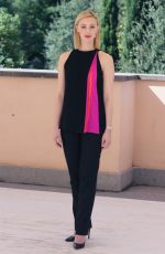 SARAH GADON at Dracula Untold Photocall in Rome