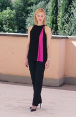 SARAH GADON at Dracula Untold Photocall in Rome
