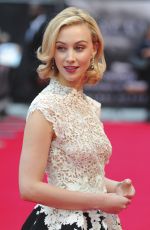 SARAH GADON at Dracula Untold Premiere in London