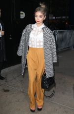 SARAH HYLAND Arrives at Good Morning America in New York