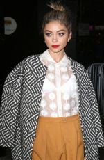 SARAH HYLAND Arrives at Good Morning America in New York