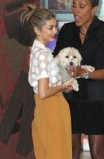 SARAH HYLAND Arrives at Good Morning America in New York
