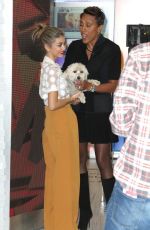 SARAH HYLAND Arrives at Good Morning America in New York