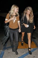 SARAH HYLAND at Halloween Party at Rockwell Table and Stage in Los Angeles
