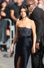 SELENA GOMEZ Arrives at Jimmy Kimmel Live in Hollywood 1510