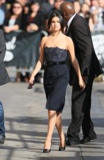 SELENA GOMEZ Arrives at Jimmy Kimmel Live in Hollywood 1510