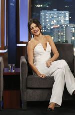 SELENA GOMEZ at Jimmy Kimmel Live in Hollywood
