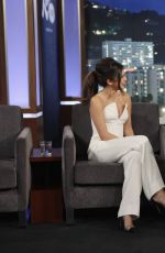 SELENA GOMEZ at Jimmy Kimmel Live in Hollywood