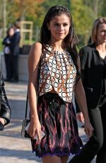 SELENA GOMEZ at Louis Vuitton Fashio Show in Paris