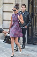 SELENA GOMEZ Out and About in Paris 3009