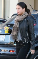 SELENA GOMEZ Out for Lunch in Studio City