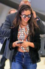 SELENA GOMEZ with Her Fly Down at LAX Airport