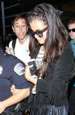 SELENA GOMEZ with Her Fly Down at LAX Airport