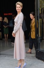SHAILENE WOODLEY at Miu Miu Fashion Show in Paris