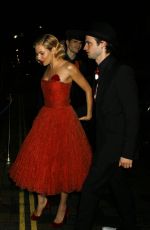 SIENNA MILLER Arrives at Chiltern Firehouse to Celebrate Mario Testino’s 60th Birthday