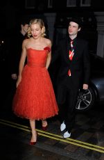 SIENNA MILLER Arrives at Chiltern Firehouse to Celebrate Mario Testino’s 60th Birthday