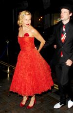 SIENNA MILLER Arrives at Chiltern Firehouse to Celebrate Mario Testino’s 60th Birthday