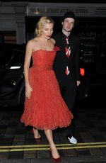 SIENNA MILLER Arrives at Chiltern Firehouse to Celebrate Mario Testino’s 60th Birthday