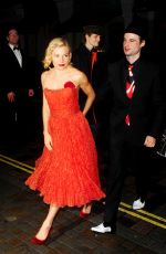 SIENNA MILLER Arrives at Chiltern Firehouse to Celebrate Mario Testino’s 60th Birthday