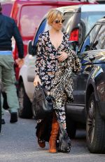 SIENNA MILLER Out and About in Mayfair
