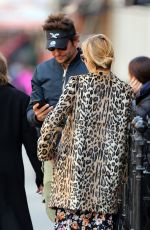 SIENNA MILLER Out and About in Mayfair