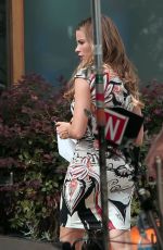 SOFIA VERGARA on the Set of Modern Family in Los Angeles 0710