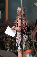 SOFIA VERGARA on the Set of Modern Family in Los Angeles 0710