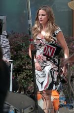 SOFIA VERGARA on the Set of Modern Family in Los Angeles 0710