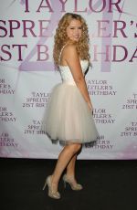 TAYLOR SPREITLER at Her 21st Birthday Party in Studio City