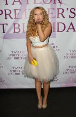 TAYLOR SPREITLER at Her 21st Birthday Party in Studio City