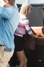 TAYLOR SWIFT Arrives at a Studio in Los Angeles
