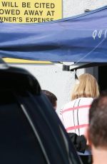 TAYLOR SWIFT Arrives at a Studio in Los Angeles