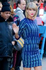 TAYLOR SWIFT Arrives at Good Morning America in New York