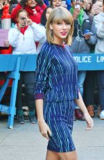 TAYLOR SWIFT Arrives at Good Morning America in New York