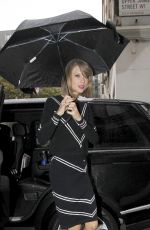 TAYLOR SWIFT at Absolute Radio and BBC Radio 2 Studios in London