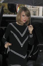 TAYLOR SWIFT at Absolute Radio and BBC Radio 2 Studios in London