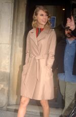 TAYLOR SWIFT Leaves a Studio in Paris