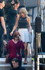 TAYLOR SWIFT Leaves Jimmy Kimmel Live in Hollywood