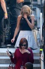 TAYLOR SWIFT Leaves Jimmy Kimmel Live in Hollywood