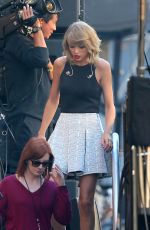 TAYLOR SWIFT Leaves Jimmy Kimmel Live in Hollywood