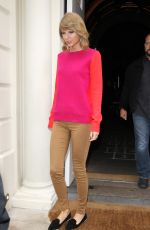 TAYLOR SWIFT Leaves Sketch Restaurant in London