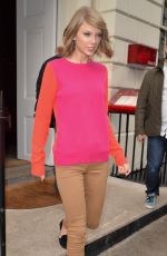 TAYLOR SWIFT Leaves Sketch Restaurant in London