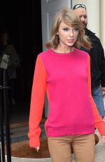 TAYLOR SWIFT Leaves Sketch Restaurant in London