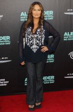 TIA CARRERE at Alexander and the Terrible, Horrible, No Good, Very Bad Day Premiere in Hollywood
