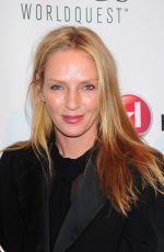 UMA THURMAN at 2014 Wings Worldquest Women of Discovery Awards