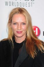 UMA THURMAN at 2014 Wings Worldquest Women of Discovery Awards