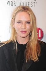 UMA THURMAN at 2014 Wings Worldquest Women of Discovery Awards