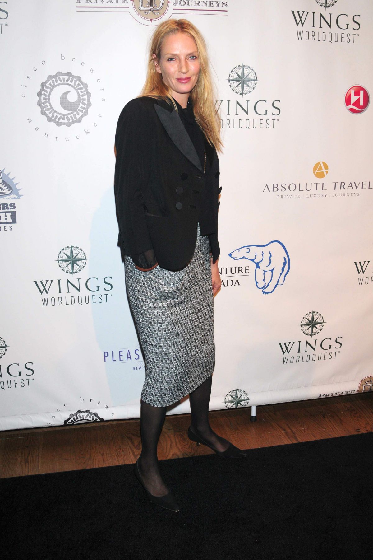 UMA THURMAN at 2014 Wings Worldquest Women of Discovery Awards – HawtCelebs